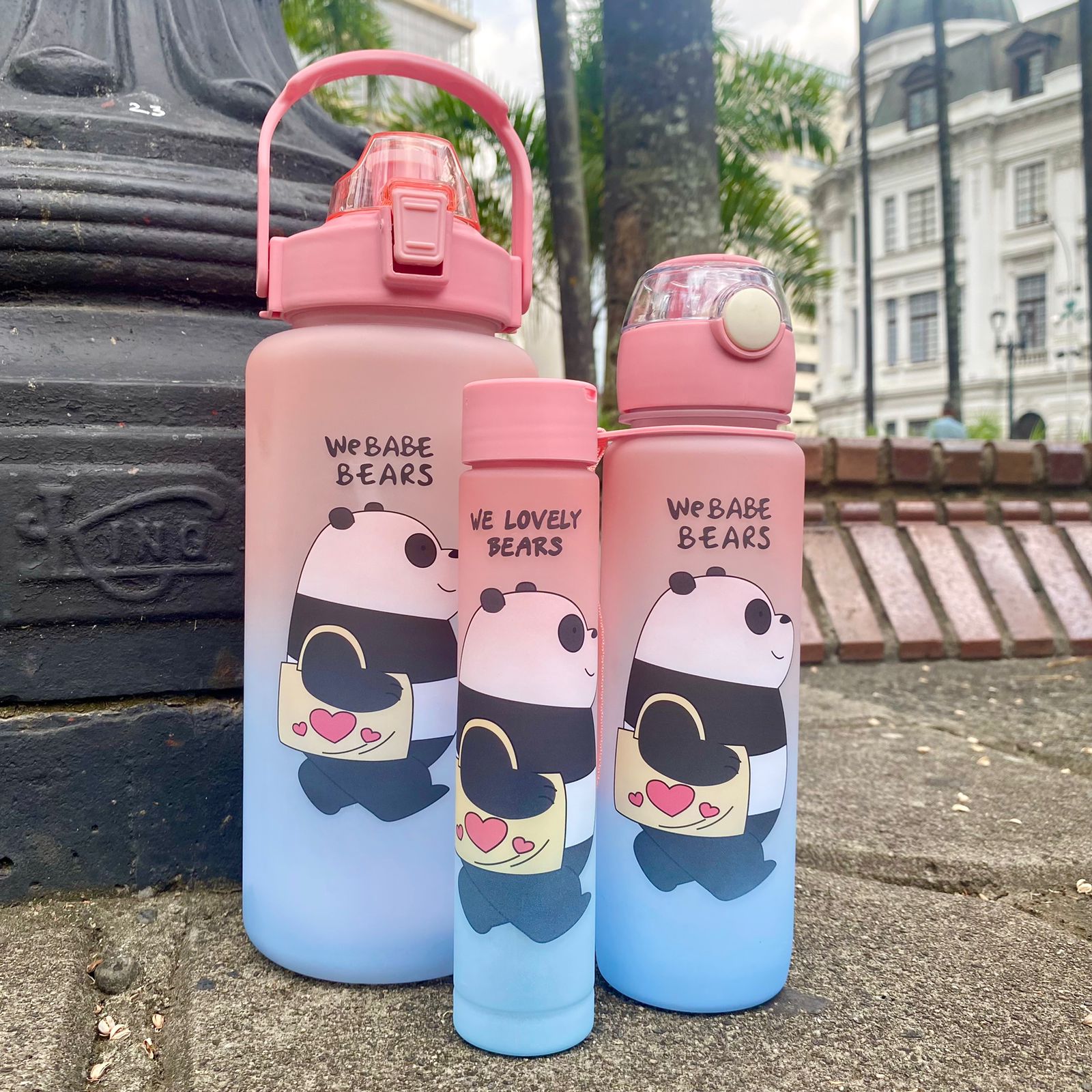 Miniatura 3 de Set x3 Termos De Oso Con Stickers